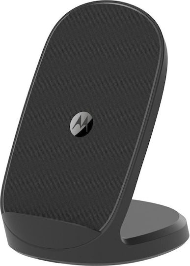 Motorola Ασύρματος Φορτιστής (Qi Pad) και Καλώδιο USB-C 15W Power Delivery Λευκός (TurboPower)