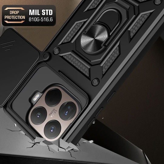 Tech-Protect Camshield Pro Back Cover Σιλικόνης / Πλαστικό Μαύρο (Xiaomi 15T Pro)