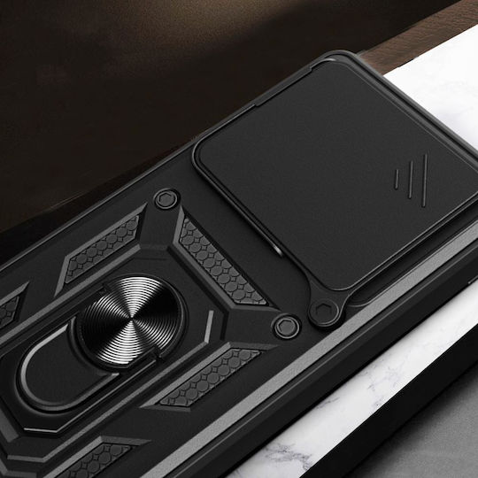 Tech-Protect Camshield Pro Back Cover Σιλικόνης / Πλαστικό Μαύρο (Xiaomi 15T Pro)