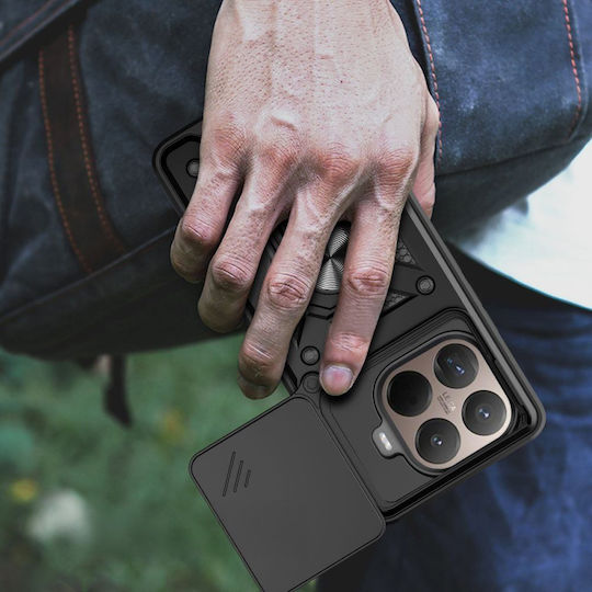 Tech-Protect Camshield Pro Back Cover Σιλικόνης / Πλαστικό Μαύρο (Xiaomi 15T Pro)