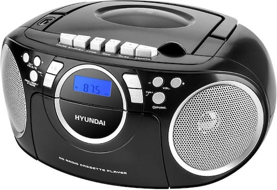 Hyundai Trc788au3bbl Hyundai Tragbares Radio-CD-Spieler mit Radio USB Bluetooth Schwarz