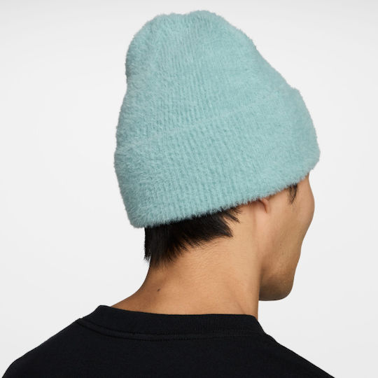 Peak Beanie Unisex Σκούφος Πλεκτός σε Τιρκουάζ χρώμα