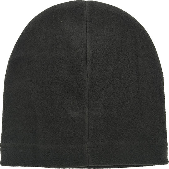 Beanie Unisex Fleece Σκούφος Πλεκτός σε Γκρι χρώμα