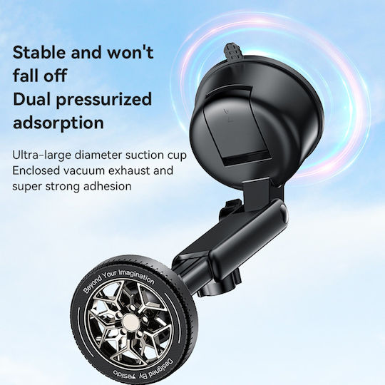 Yesido Auto Handyhalterung 4.7" - 7.2" mit Magnet MagSafe Schwarz