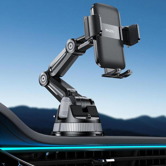 Yesido Car Mobile Mount with Adjustable Hooks Black