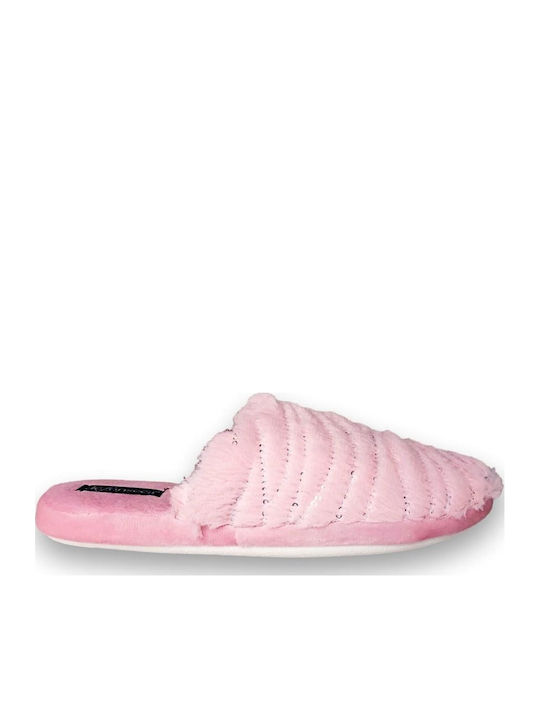 De.roma Top I Winter Women's Slippers with Fur Pink