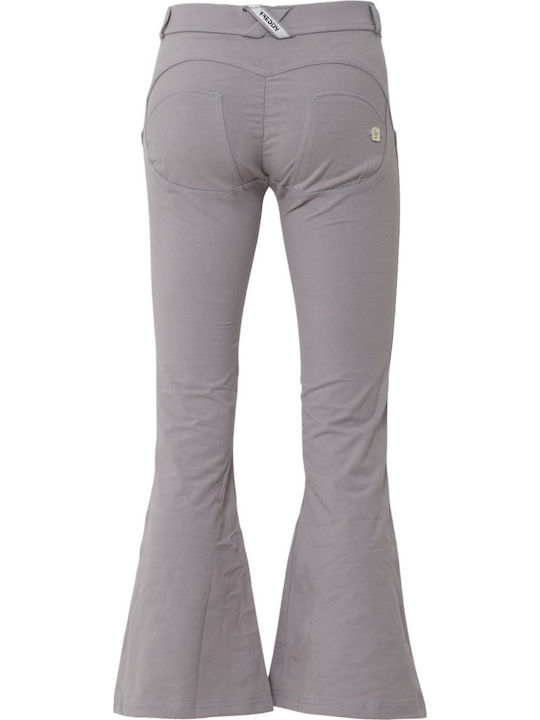 Freddy Women's Fabric Capri Trousers Push-up Bell Gray