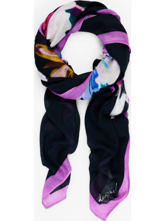 Desigual Damen Schal Schwarz