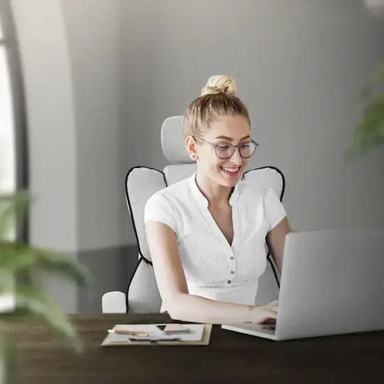 ML-Design Office Chair With Grey Recline