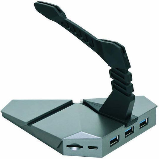 Omega Mouse Bungee Varr Grau