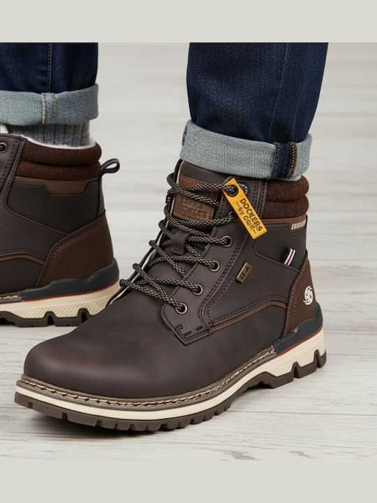 Apre Dockers Leather Brown Men's Boots