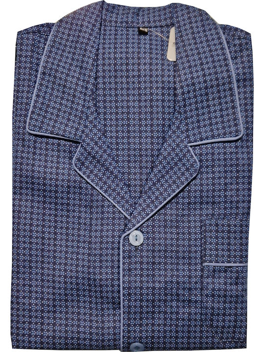 My pyjama Men's Winter Pajamas Set Blue Raff