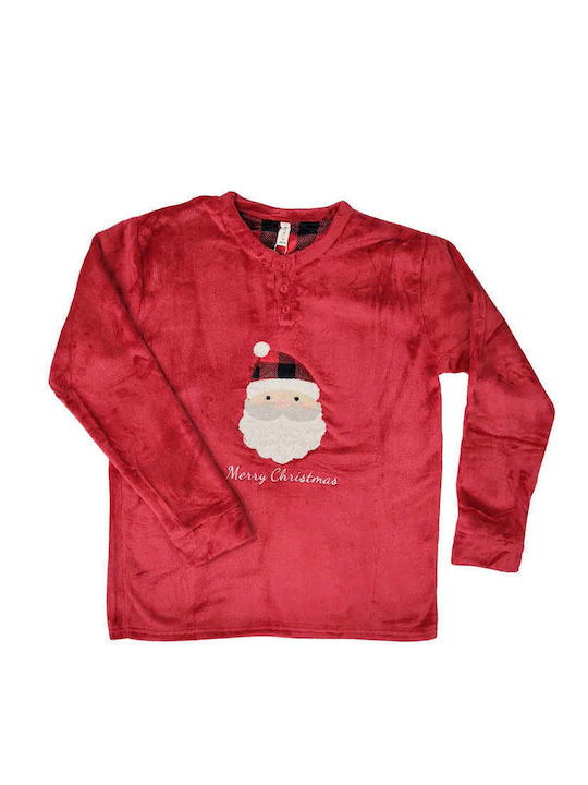 Lovelx Homewear Χειμερινή Ανδρική Πιτζάμα Κόκκινο Lovelx Homewear Χειμερινή Ανδρική Πιτζάμα Κόκκινο