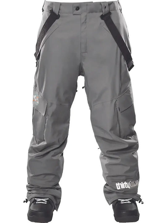 Thirty two I-004637-204 Ανδρικό Παντελόνι Σκι & Snowboard Γκρι