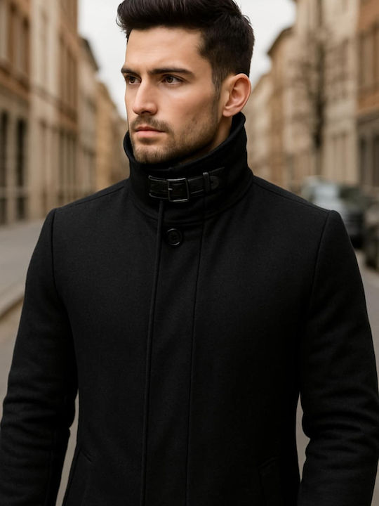 Herren Mantel Black