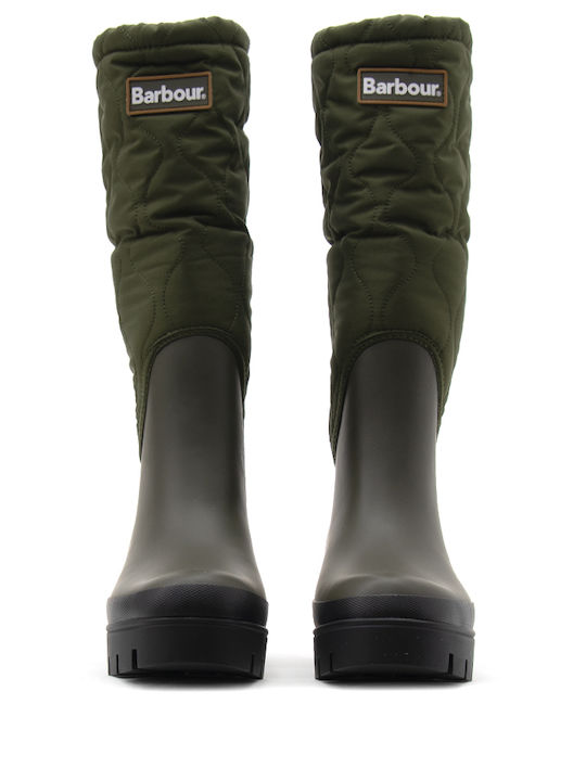 Barbour Marnie Women's Wellies With Medium Heel Black