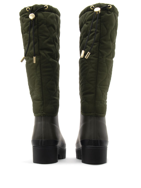 Marnie Women's Wellies With Medium Heel Black