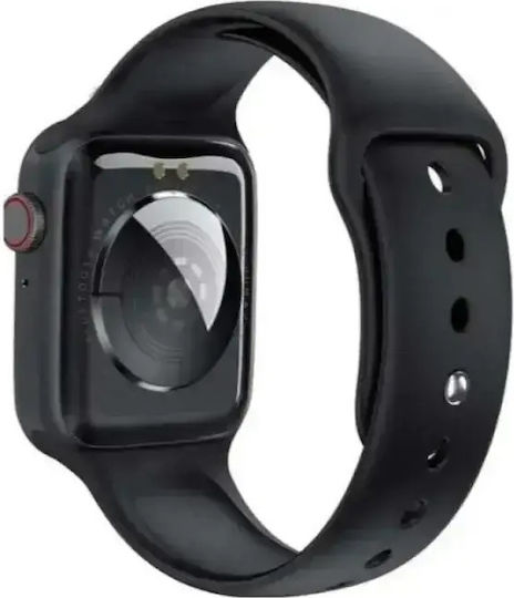 Andowl R2 Smartwatch με Παλμογράφο (Μαύρο)
