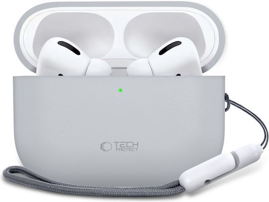 Tech-Protect Silicone Калъф в Сив цвят за Apple AirPods Pro 3
