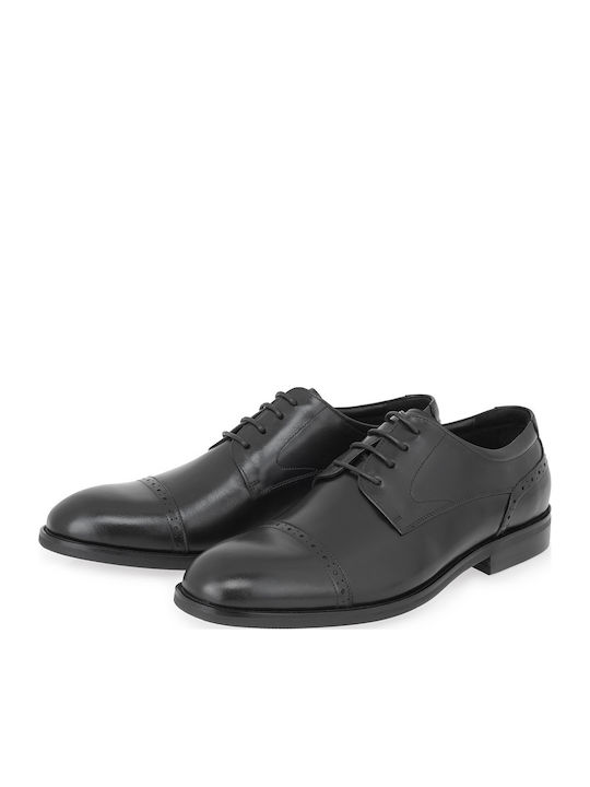 Δερμάτινα Ανδρικά Oxfords Μαύρα