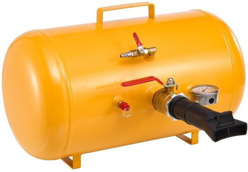 Vevor Φυσητήρας Στεφάνης Ελαστικών 10 Gal 37,9 L Βαρύ Καθήκον Εργαλείο Φυσητήρα Στεφάνης Ελαστικών Λειτουργική Πίεση 87-116 Psi Φυσητήρας Αέρα Atv Τρακτέρ Pickup Φορτηγό Jeep Rv Utv Κίτρινο