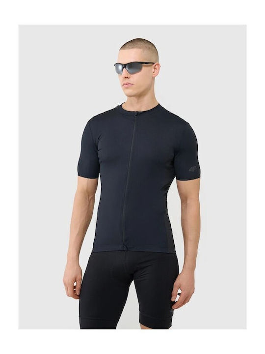 4F Cycling Men's Short Sleeve Road Bike Jersey Black