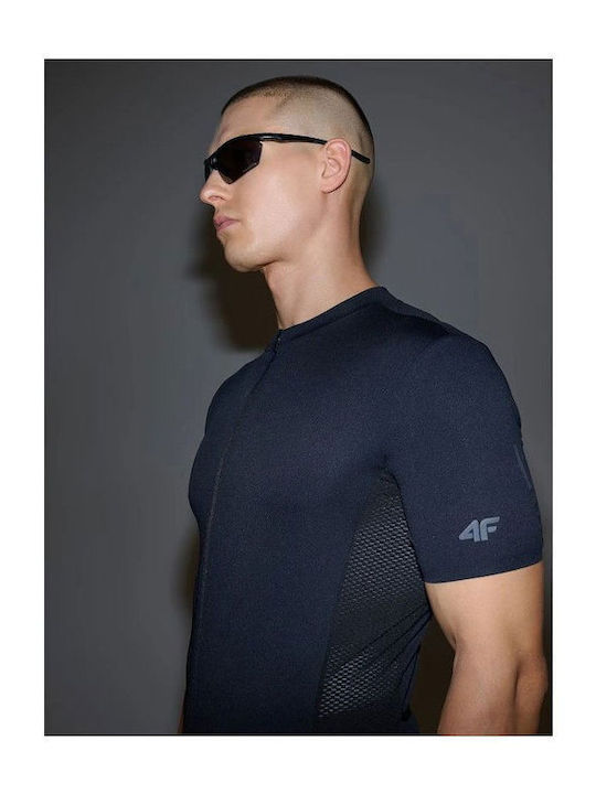 4F Cycling Men's Short Sleeve Road Bike Jersey Black