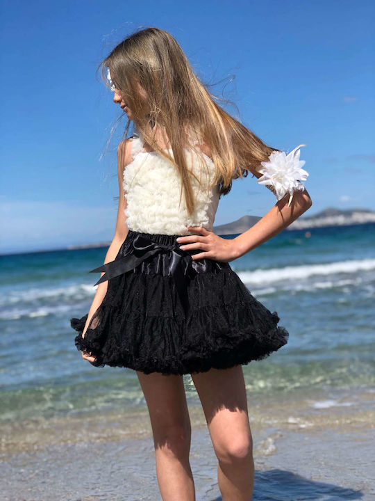 Kids Tulle Skirt Black