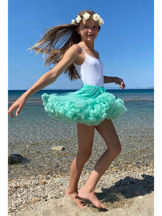 Kids Skirt Tulle Tulle Green
