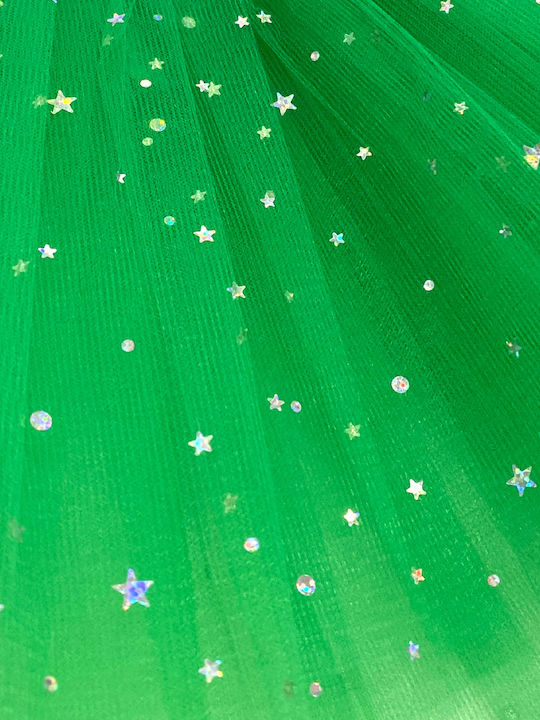Kids Tulle Tulle Green Skirt