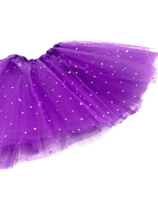 Kids Skirt Tulle Tullein Purple