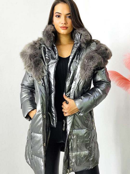Sportjacke Metallic Gray