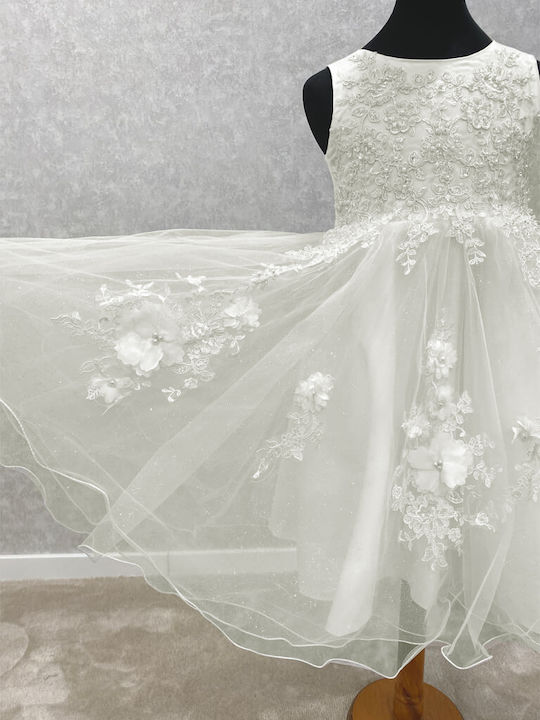 Children's Dress Tulle Ivory Coast