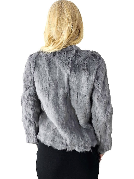 Frauen Pelz Gray