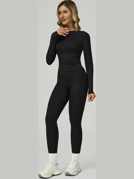 Set Women's Long Leggings Black