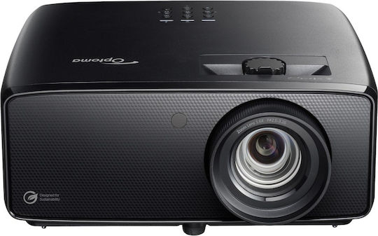 Optoma UHZ58LV E3P7NF1E111 3D Projector DLP (DMD) 4K Ultra HD Laser with Built-in Speakers Black
