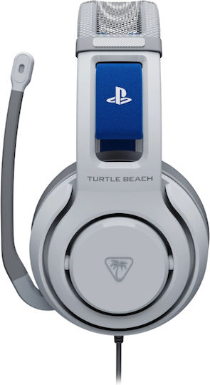 Turtle Beach Atlas 200 Over Ear Gaming Headset με σύνδεση 3.5mm Λευκό for PC / PS5