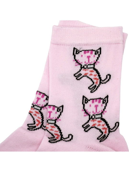 Dundar Παιδικές Κάλτσες Happy Pink