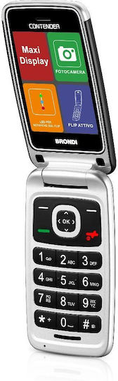 Brondi Contender Dual SIM Κινητό με Κουμπιά Μαύρο