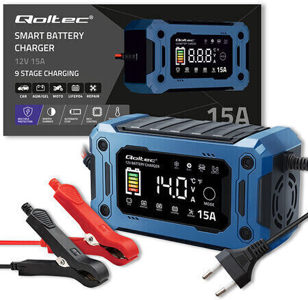 Qoltec Φορτιστής Μπαταρίας Αυτοκινήτου 12V