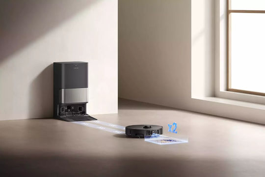 Dreame L40s Pro Ultra Robot Vacuum Cleaner with Laser Mapping and 19000Pa Suction Power Black