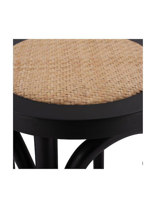 Hocker Bar Hölzernes Faye Black 36x36x70cm