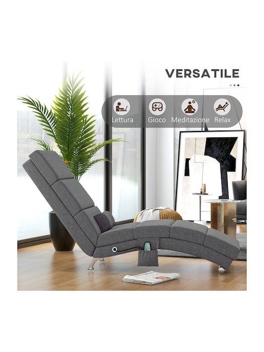 Πολυθρόνα Relax Massage Γκρι 56x168x84cm