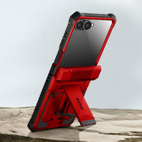 I-blason Handyhülle Galaxy Z Flip 7 Armorbox Modell Gehärtetes Glas Gürtelclip Rote