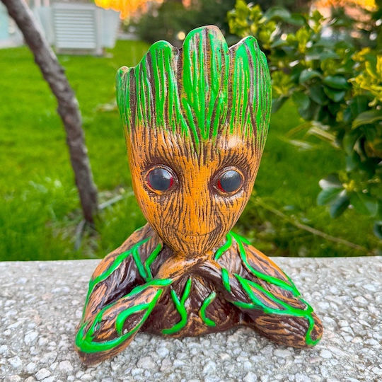 Decorative Vase Groot Green 22cm Decorative Vase Groot Green 22cm