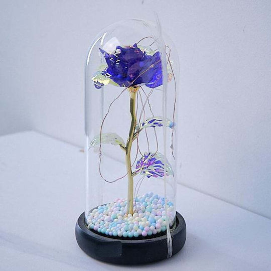 Velve Lustră Decorativă Floare Roz