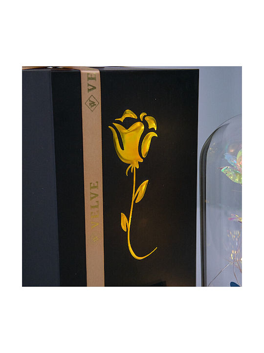 Velve Lustră Decorativă Floare Roz