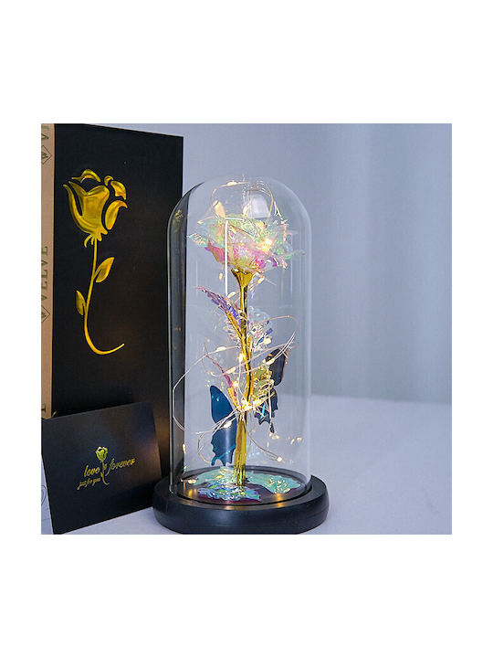 Velve Lustră Decorativă Floare Roz