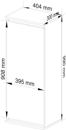 Dulap Suspendat pentru Sufragerie din Placă Aglomerată Alb, Stejar Sonoma 40x30x99cm