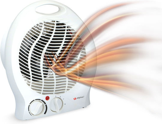 Alpina Appliances Fan Heater Room Floor Alb 2000W